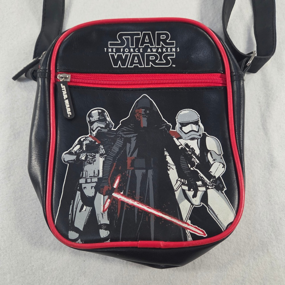 Star Wars The Force Awakens Kylo Ren Stormtrooper Crossbody Bag Black Red Small